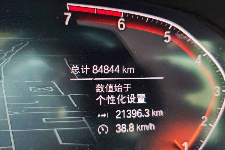 Used BMW 3 Series 2022 325i M Sport Package Odometer Close Up