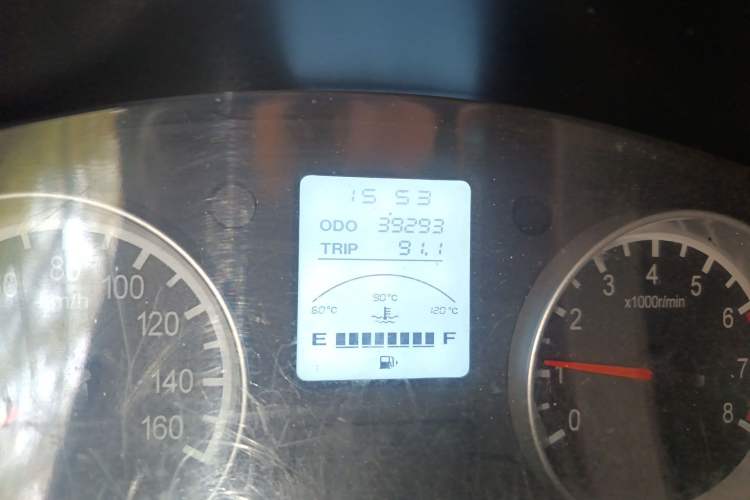 Used Jinbei Hiace X30 2022 1.5L Cargo Version China VI SWC15M Odometer Close Up