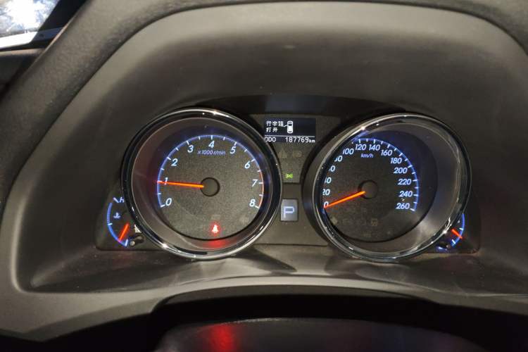 Used Toyota Reiz 2013 2.5V Shangrui Edition Odometer Close Up