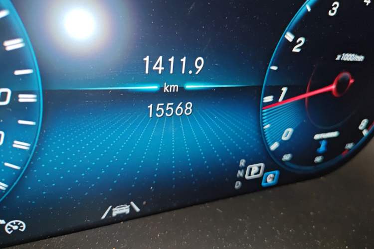 Used Mercedes-Benz GLC AMG 2022 AMG GLC 43 4MATIC Odometer Close Up