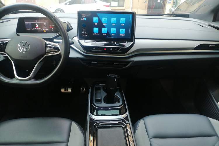 Used Volkswagen ID.4 CROZZ 2022 Long-Range Lite PRO Edition Audio And AC Panel