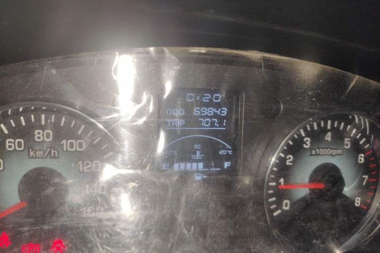 Used Jinbei New Hiace X30L 2018 1.5L Business Edition DLCG14 Odometer Close Up