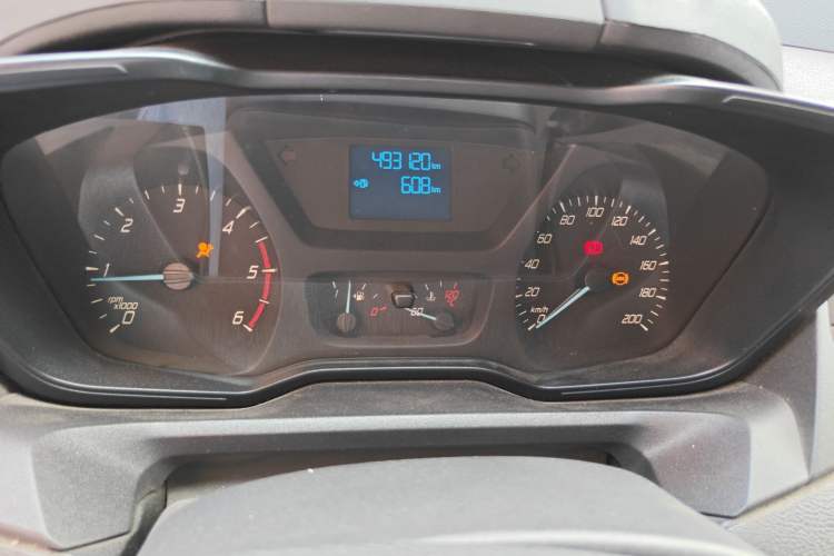 Used Ford Transit 2017 2.0T Diesel Multi-Function Commercial Vehicle Mid-Drive Mid-Roof China V Standard Instrument Cluster