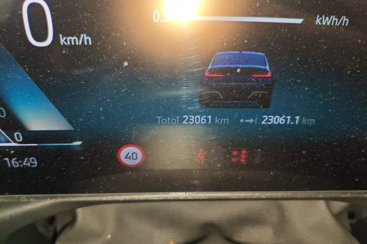 Used BMW i3 2025 eDrive 35 L Odometer Close Up