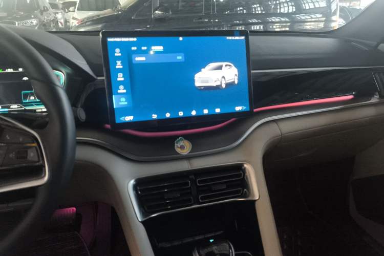 Used BYD Song PLUS New Energy 2021 DM-i 110KM Flagship PLUS Audio And AC Panel