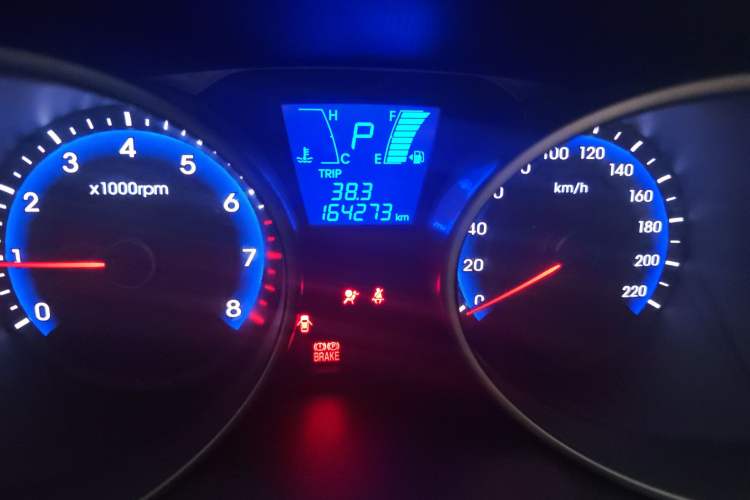 Used Hyundai ix35 2010 2.0L Automatic Two-Wheel Drive Elite Edition GLS Odometer Close Up