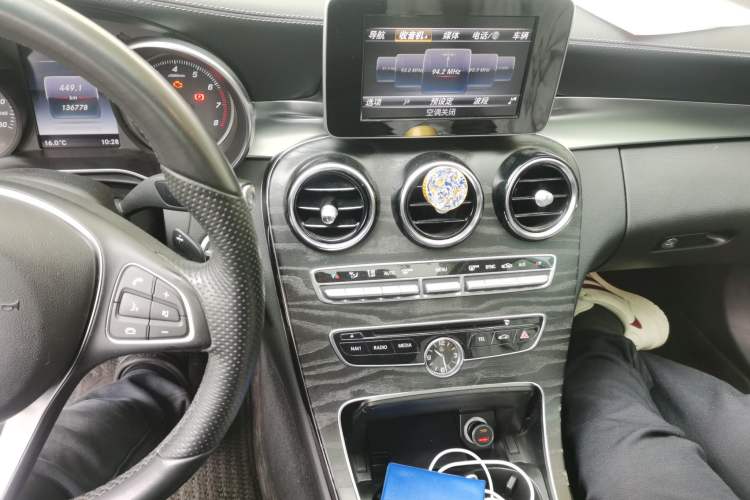 Used Mercedes-Benz C-Class 2016 C 180 L Sport Edition Audio And AC Panel