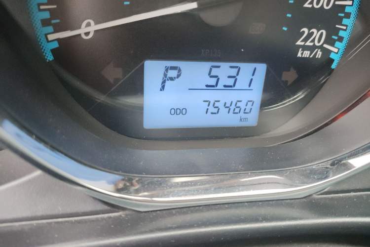 Used Toyota YARiS L Zhi Xuan 2019 1.5E CVT Dynamic Edition China VI compliant Odometer Close Up