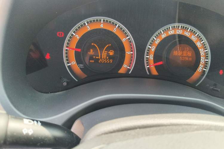 Used BYD F3 2020 1.5L Manual Luxury Edition Odometer Close Up