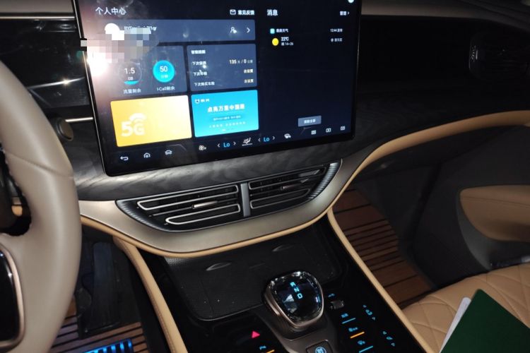 Used Denza D9 2023 DM-i 965 Luxury Model Audio And AC Panel