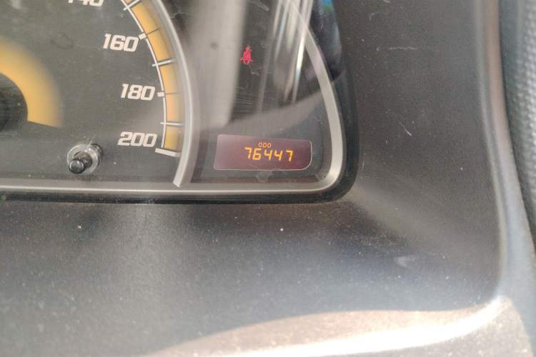 Used Chevrolet Sail 2013 Sedan 1.2L Manual Fashionable Happiness Edition Odometer Close Up