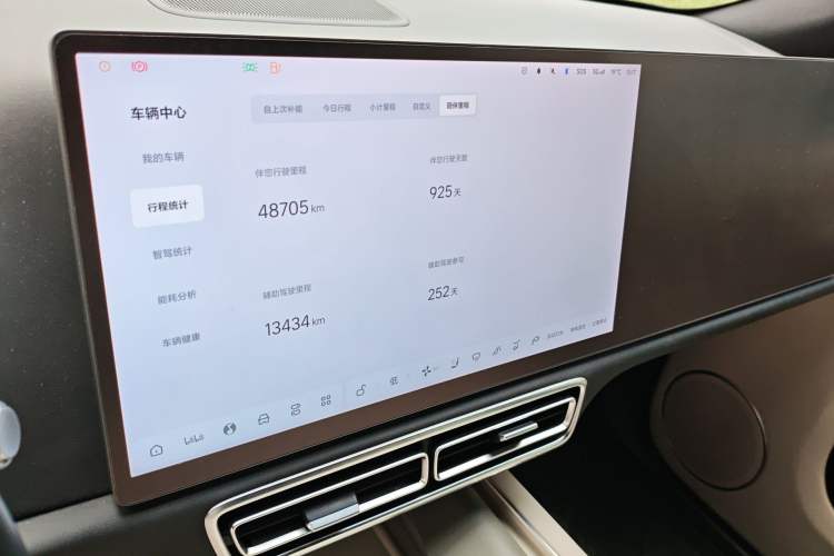 Used Li Auto L7 2023 Pro Model Audio And AC Panel