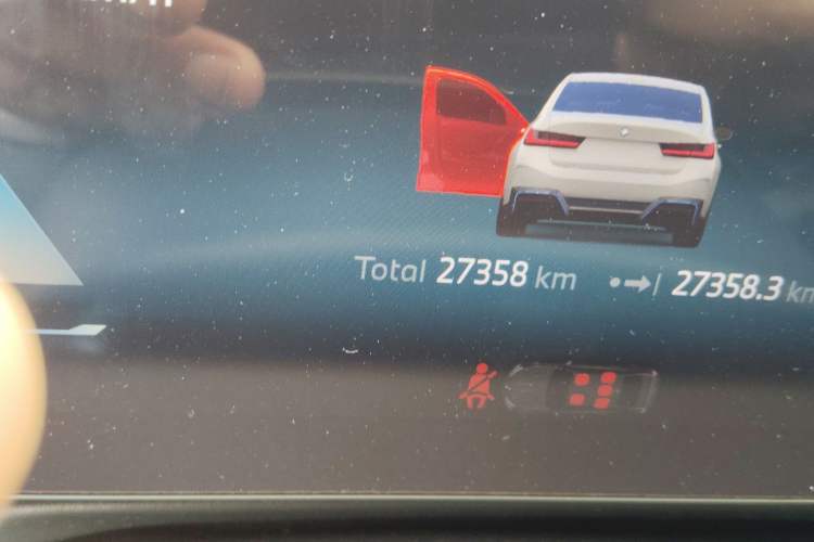 Used BMW i3 2024 eDrive 35 L Odometer Close Up