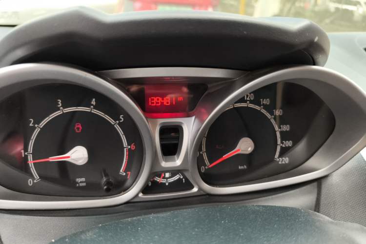 Used Ford Fiesta 2011 Hatchback 1.5L Manual Fashion Edition Odometer Close Up