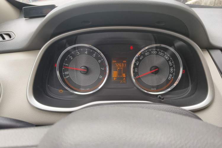 Used Chevrolet Sail 2015 Sail 3 1.3L Manual Ideal Edition Odometer Close Up