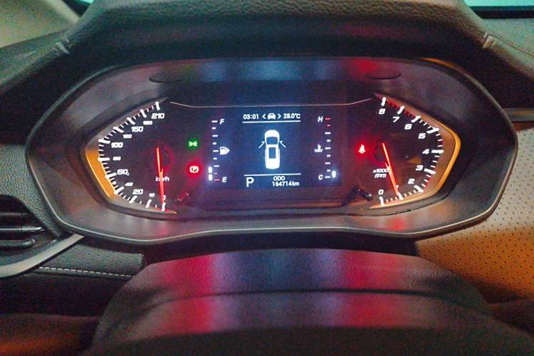 Used SAIC MAXUS G50 2019 1.5T Automatic Elite Edition China VI Standard Odometer Close Up