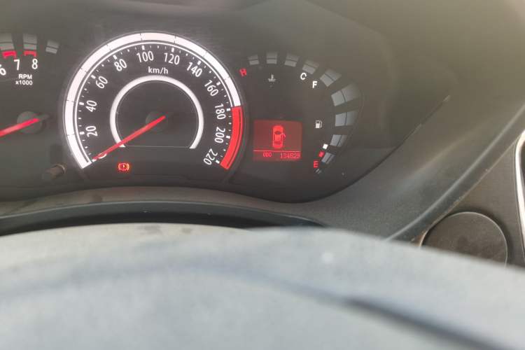 Used GAC Trumpchi GA3S Vision 2014 1.6L Manual Elite Edition Odometer Close Up