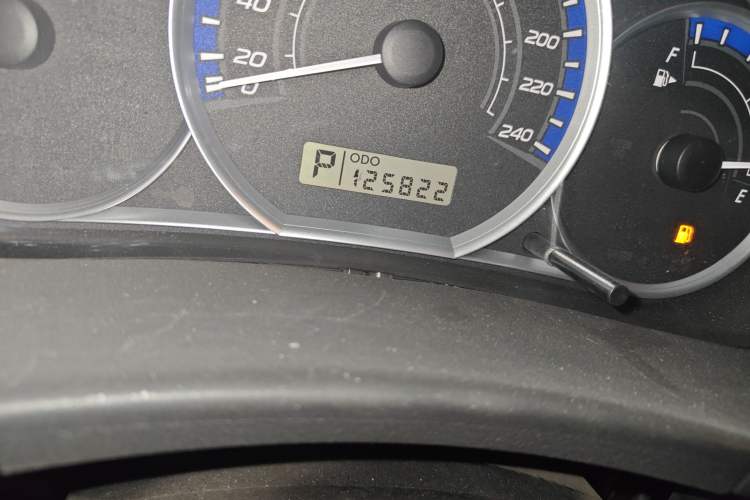 Used Subaru Forester 2011 2.5XS Automatic Luxury Edition Odometer Close Up