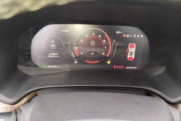 Used Wey VV5 2020 1.5T Two-Wheel Drive Smart Pioneer Instrument Cluster