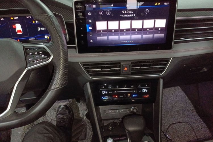 Used Volkswagen Tiguan L New Energy 2023 430 PHEV Plug-in Hybrid Flagship Edition Audio And AC Panel