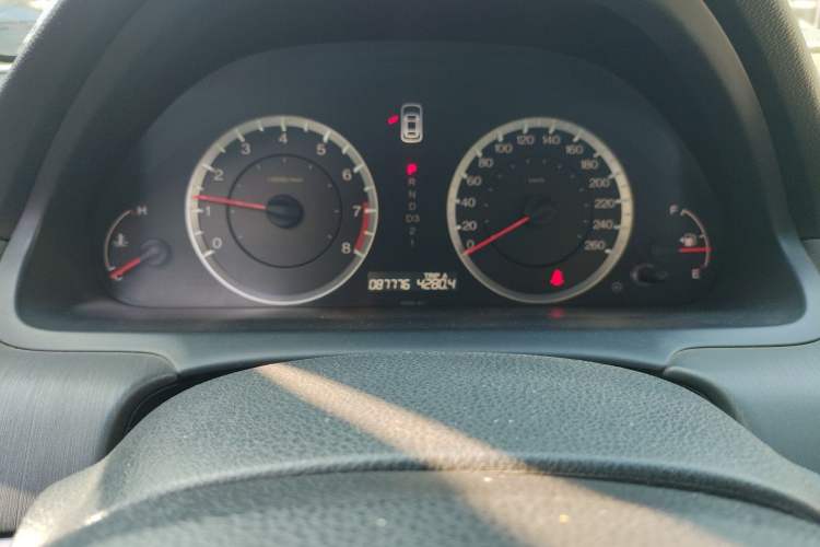 Used Honda Accord 2008 2.0L EX Odometer Close Up
