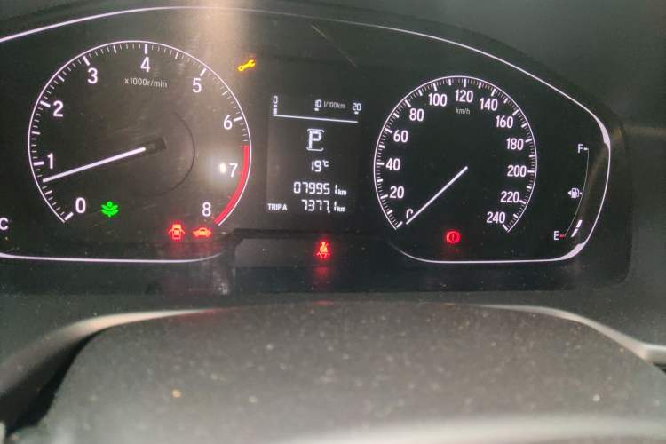 Used Honda Accord 2018 260TURBO Elite Edition China V Odometer Close Up