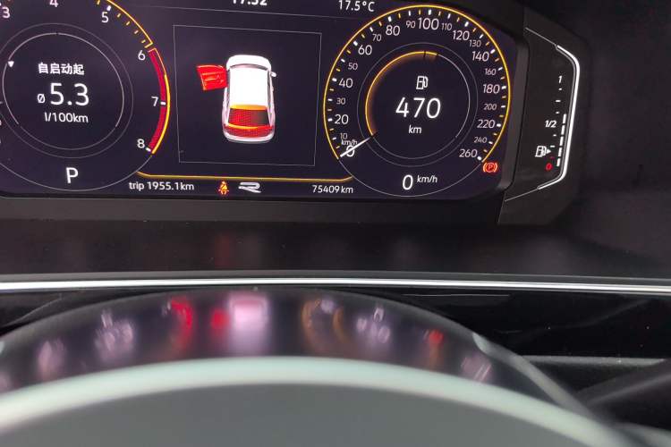 Used Volkswagen Tiguan L 2021 330TSI Automatic Two-Wheel Drive R-Line Enhanced Edition Odometer Close Up