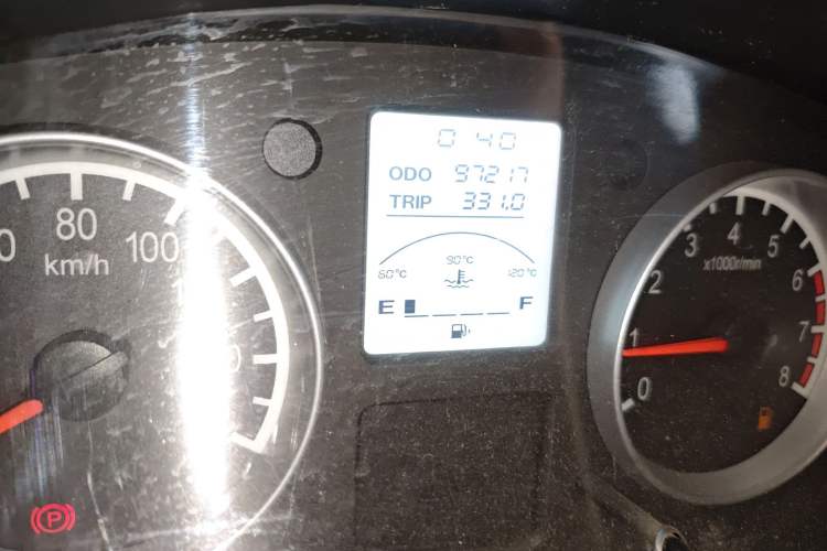 Used Jinbei Hiace X30 2018 1.3L Standard Edition DLCG12 Odometer Close Up