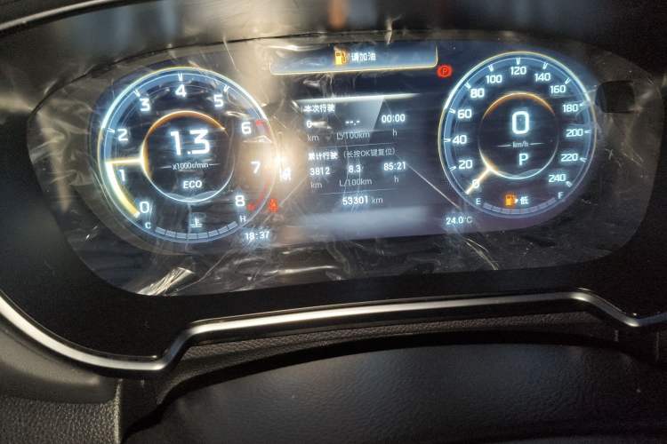 Used GAC Trumpchi GS4 PLUS 2022 270T Automatic Star Edition Odometer Close Up