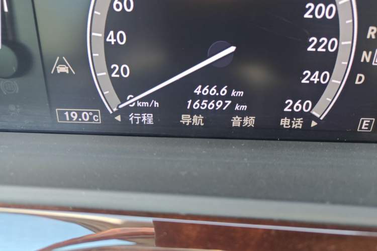 Used Mercedes-Benz S-Class 2012 S 350 L Grand Edition Odometer Close Up