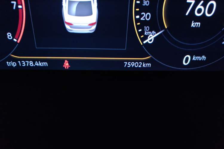 Used Volkswagen Lamando 2021 280TSI DSG Comfort Edition Odometer Close Up