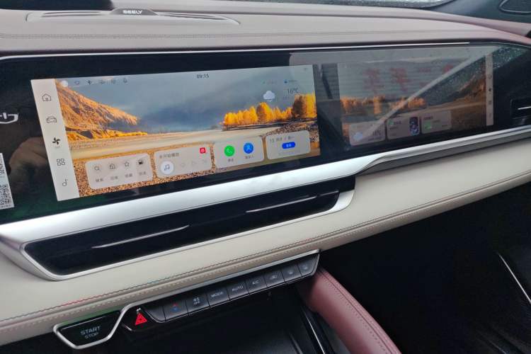 Used Geely Auto Monjaro L 2021 2.0TD DCT EVO Two-Wheel Drive Prestige Version Audio And AC Panel