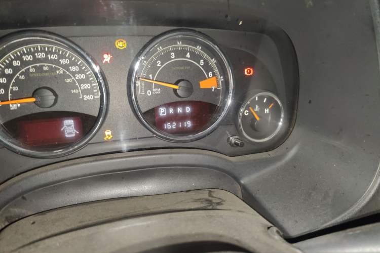 Used Jeep Compass 2014 Revised Version 2.4L Four-Wheel Drive Comfort Edition Odometer Close Up