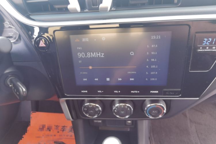 Used Toyota Levin 2017 Revised 185T CVT Elite Edition China V Standard Audio And AC Panel