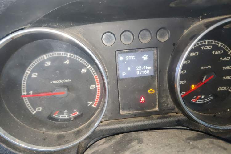 Used BAIC Off-Road BJ40 2016 2.3T Automatic Two-Wheel Drive Prestige Edition Odometer Close Up