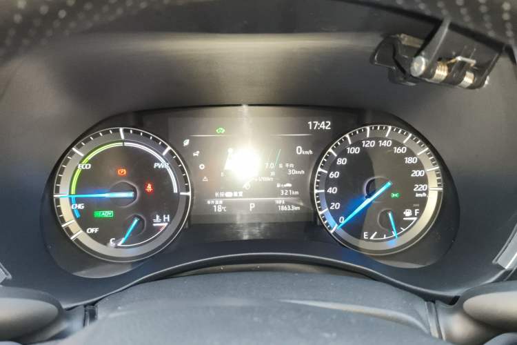 Used Toyota Highlander 2022 Dual-Engine 2.5L 4x4 Elite Edition 7-Seater Instrument Cluster