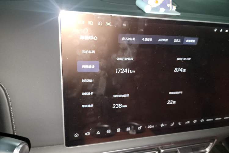 Used Li Auto L9 2023 Pro Model Odometer Close Up