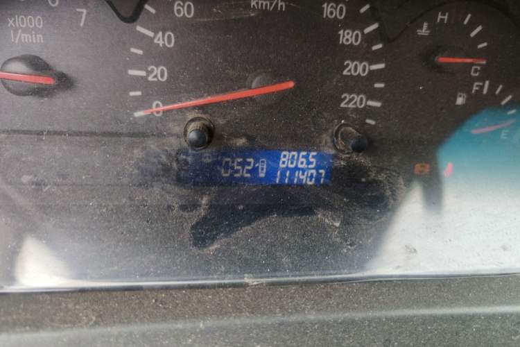 Used Chery Cowin 3 2010 1.5L Manual Comfort Edition Odometer Close Up
