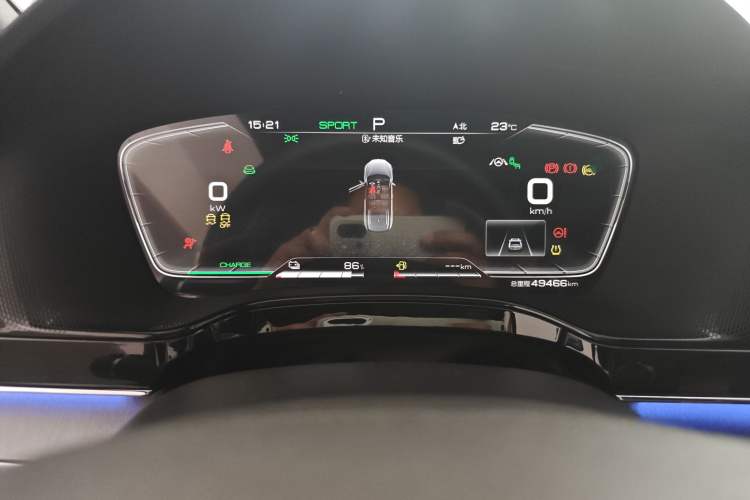 Used BYD Tang New Energy 2021 DM-i 112KM Prestige Model Instrument Cluster