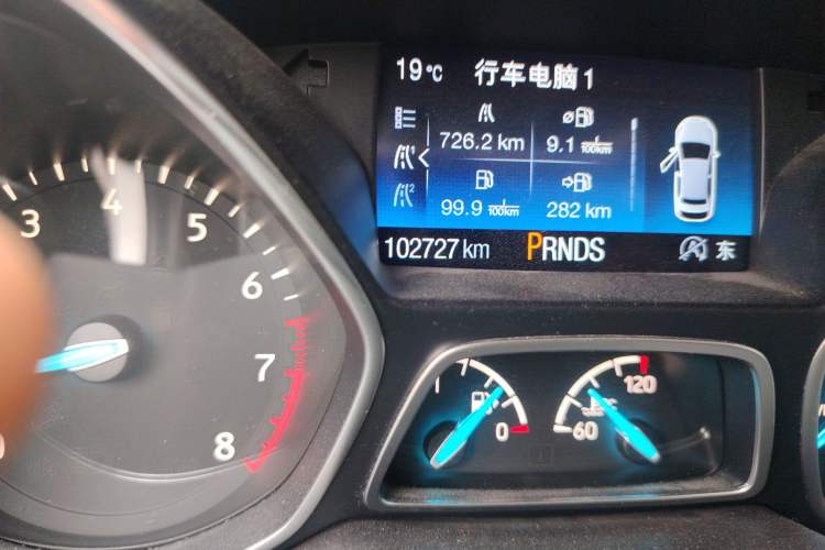 Used Ford Kuga 2017 EcoBoost 245 4x4 Prestige Edition Odometer Close Up