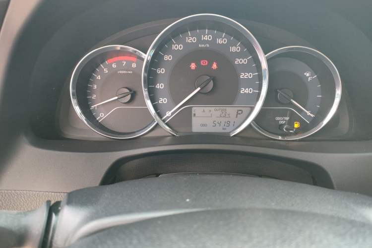 Used Toyota Corolla 2018 1.2T S-CVT GL Smart Enjoyment Version Odometer Close Up