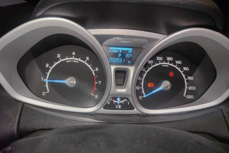 Used Ford EcoSport 2013 1.5L Automatic Prestige Model Odometer Close Up
