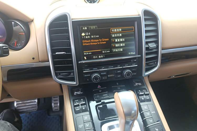 Used Porsche Cayenne 2011 Cayenne 3.0T Audio And AC Panel