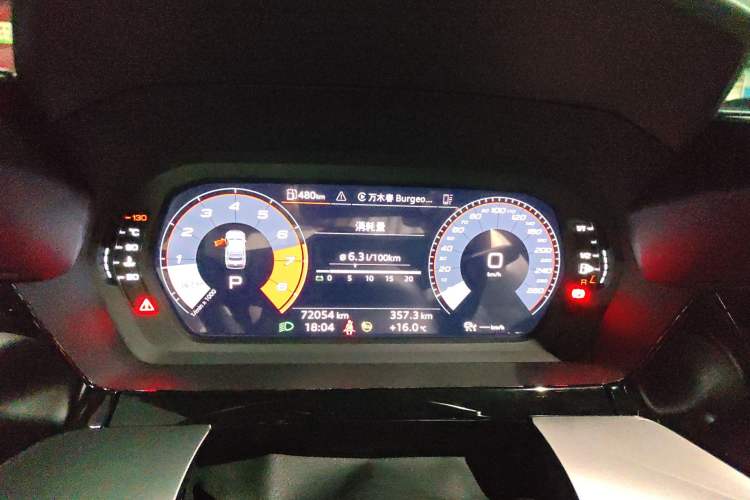 Used Audi A3 2022 A3L Limousine 35 TFSI Fashion Sport Model Instrument Cluster