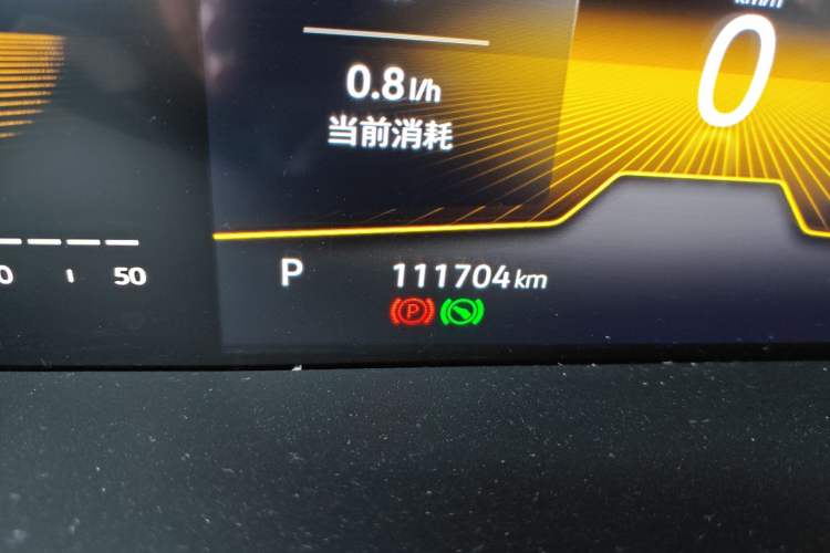 Used Volkswagen Tharu 2022 280TSI Two-Wheel Drive Comfort Edition Odometer Close Up