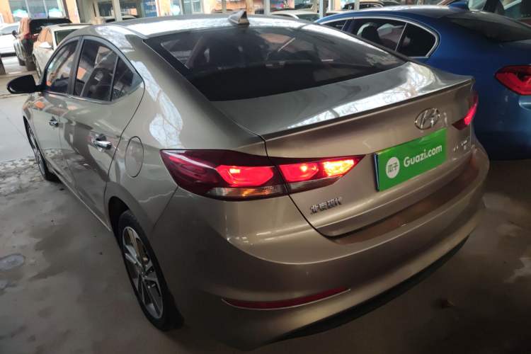 Used Hyundai Elantra (6th Generation / Lingdong) 2016 1.6L Automatic ZhiXuan – Elite Version Rear Left 45 Deg