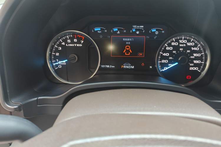 Used Ford F-150 Raptor 2019 3.5T LTD Odometer Close Up