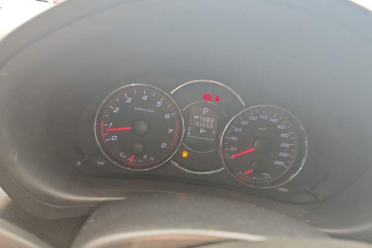 Used Subaru Forester 2011 2.5XS Automatic Luxury Edition Odometer Close Up