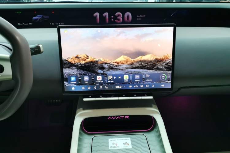 Used Avatr 12 2024 700 Three-Laser Rear-Wheel Drive Luxury Edition Audio And AC Panel