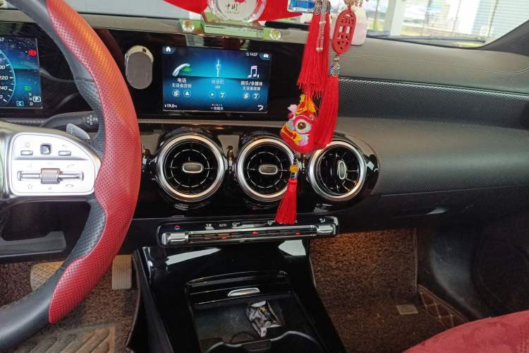 Used Mercedes-Benz A-Class 2020 A 180 L Sport Sedan Audio And AC Panel